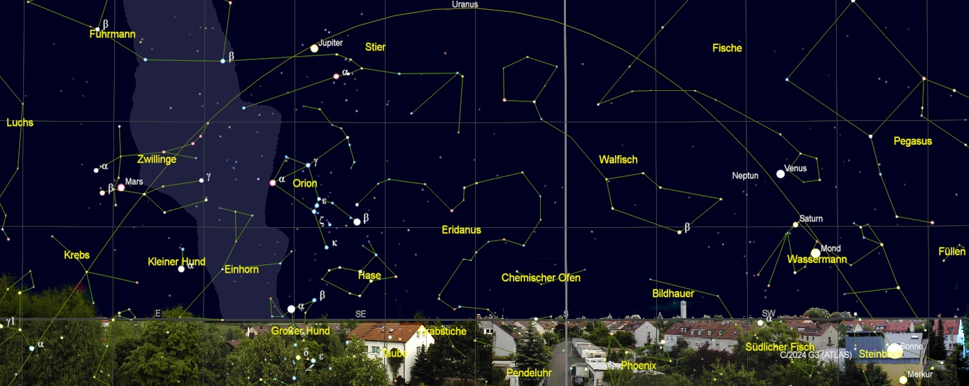 Himmelsanblick 31.01.2025 18:00 Himmelsanblick 31.01.2025 18:00
