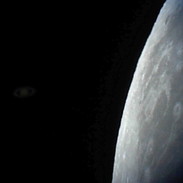 Helligkeitsvergleich Saturn-Mond