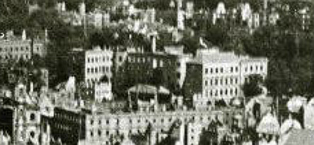 Neue Uni am Sanderring Herbst 1945 von der Rckseite