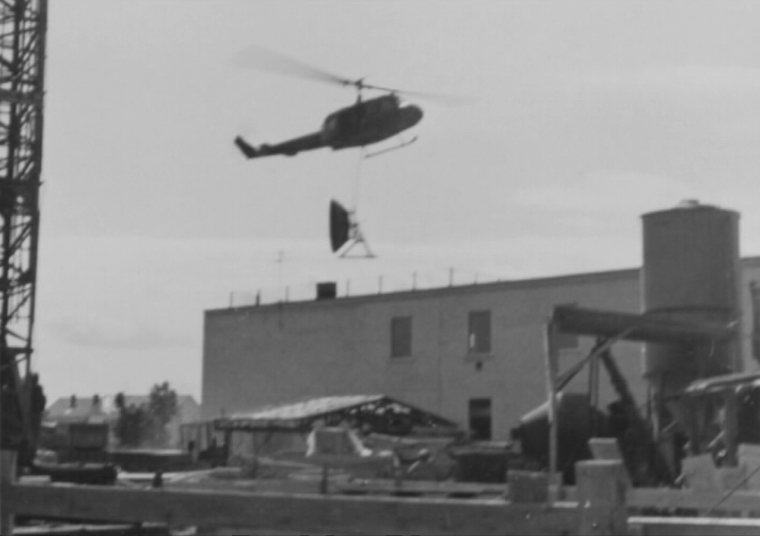 Ankunft der Parabolspiegel � Erwin Schmollinger